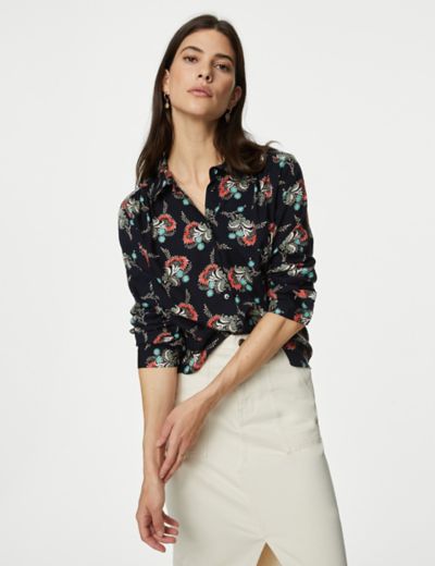 Floral Collared Shirt